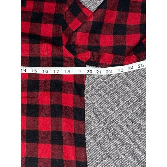 LL Bean Scotch Plaid Flannel Shirt Relaxed Fit Size Small - Picture 3 of 7